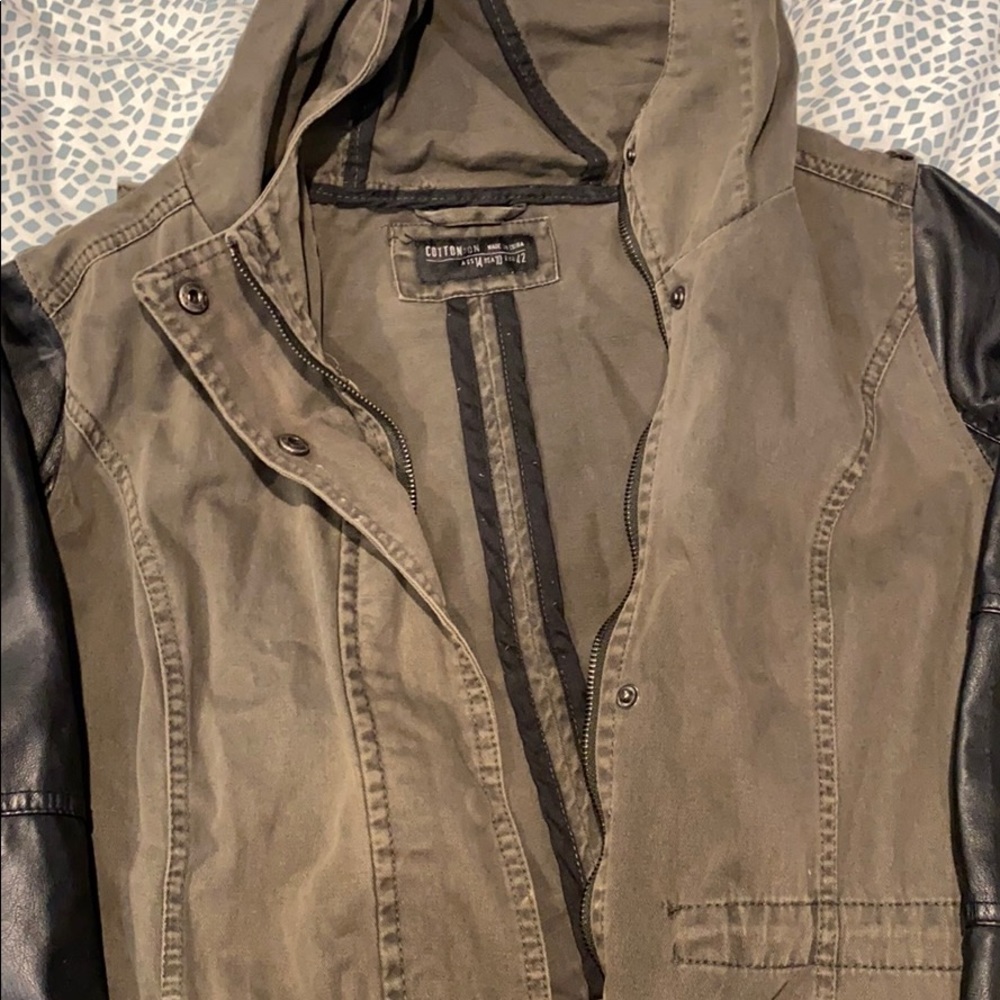 Army Green Canvas Jacket